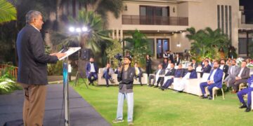 Commander Cost (Navy) and Chairman Sahil Welfare hosted fundraiser dinner 