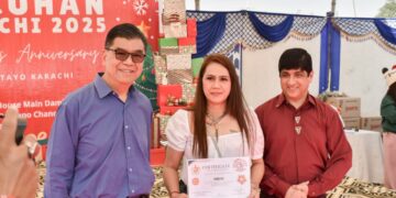 The Filipino community living in Pakistan organized a beautiful Christmas celebration