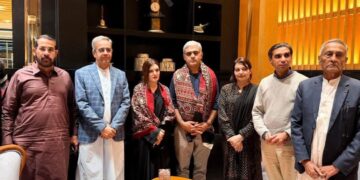 Mushaal Malik, wife of Kashmiri leader Yasin Malik, is currently visiting Karachi