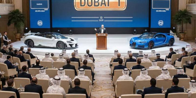 The most expensive auction of special number plates for luxury cars in Dubai.