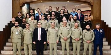 Field Marshal Syed Asim Munir, NI (M), HJ, COAS & CDF, visited the National Defense University (NDU),