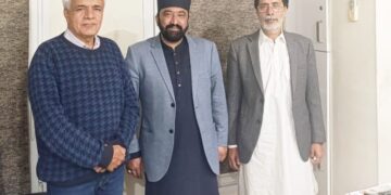 On the occasion of the arrival of Sajjada Nashin Wilayat-e-Mashhad, Darbar-e-Aalia Qadriya Maari Sharif Abbottabad,