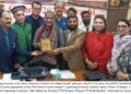 The Organizing Committee of  National Games Baseball Event presented a shield of honor to Secretary POA Khalid Mahmood