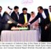 HE Consul General Qatar in Karachi along with Governor Sindh and Chief Minister sindh cutting Cake on the occasion of the National Day of the State of Qatar