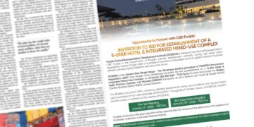 CBD PUNJAB UNVEILS PAKISTAN’S FIRST FIVE-STAR HOTEL OPPORTUNITY.
