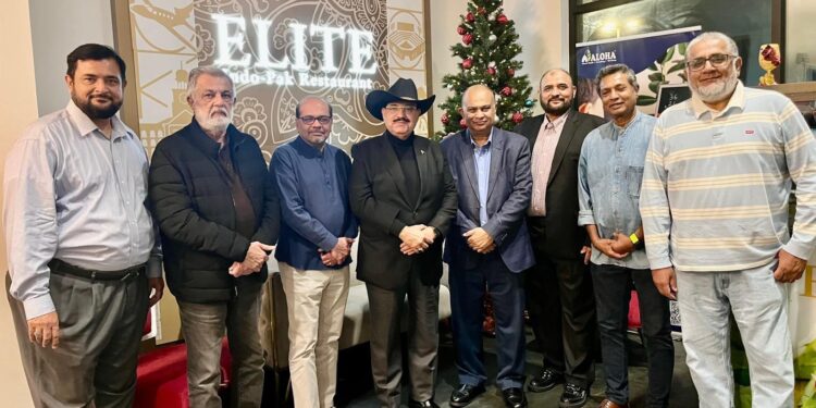 Houston: Reception Held in Honor of Consumer Association of Pakistan Chairman Kaukab Iqbal