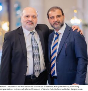 PHOTO, Rafiq Suleman, Former Chair REAP with President Karachi Club