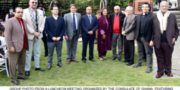 Ghana hosts year-end luncheon to strengthen trade ties.