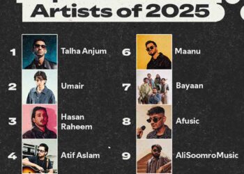 Spotify Releases 2025 Wrapped with Talha Anjum Retaining the Top Local Artist Spot in Pakistan