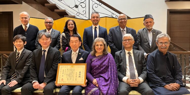 The Foreign Minister’s Commendation for FY2025 Recognizes PJCA’s First Vice President for Promoting Japan-Pakistan Relations