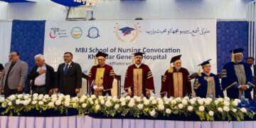 Convocation Ceremony at School of Nursing Kharadar General Hospital