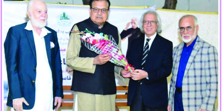 Residents of Saknan-e-Shahr Quaid Hosted a Reception in Honor of Prominent Poet Dr. ABDULLAH by the organizers of the World Poetry Festival.