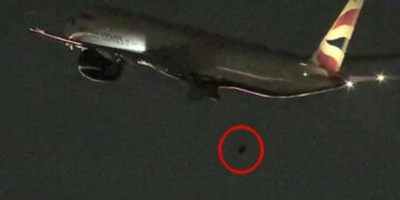 British Airways plane’s wheel falls off during takeoff.