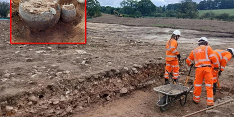 More than 300 ancient Roman tombs discovered during road construction.