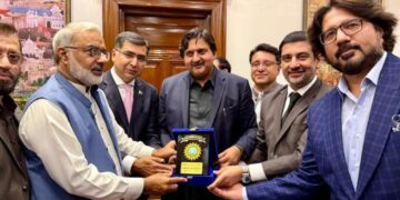 A meaningful interaction with the Honourable Speaker of the Punjab Assembly, Malik Mahmood Ahmed Khan,