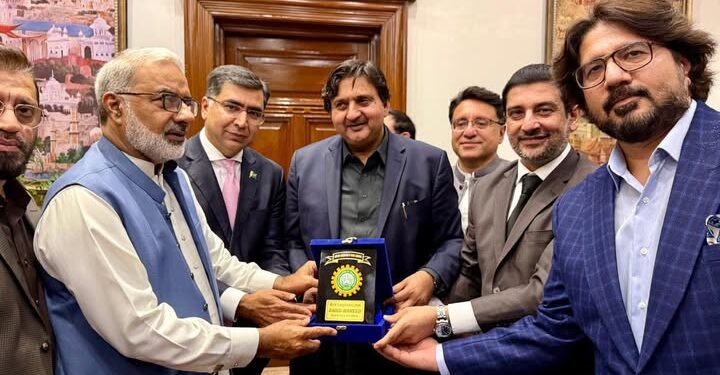 A meaningful interaction with the Honourable Speaker of the Punjab Assembly, Malik Mahmood Ahmed Khan,