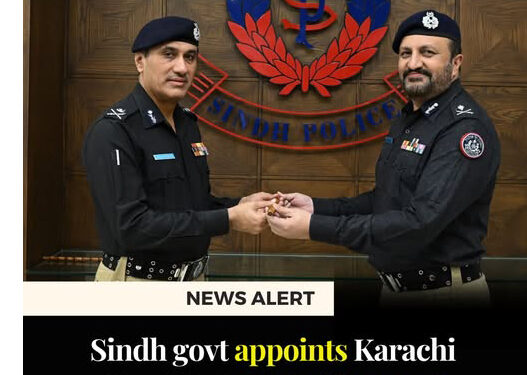 The Sindh government on Wednesday appointed Karachi police chief Javed Akhtar Odho
