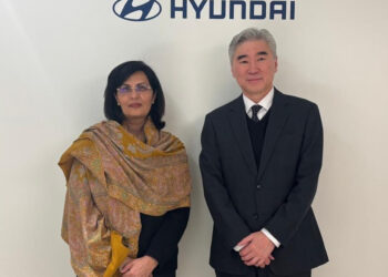 Dr.Sania Nishtar,had a good discussion with Hyundai Motor Group’s President Sung Kim about opportunities to partner with Gavi, the Vaccine Alliance.