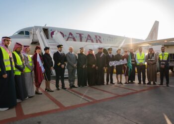 Qatar Airways Lands Inaugural Flight in Hail, Saudi Arabia