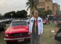 ANTIQUE CARS MUSEUM POPS UP  AT FRERE HALL KARACHI AND DRAWS HUGE APPRECIATION  FROM PUBLIC.