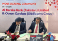 Ocean Gardens Signs MoU with Al Baraka Bank Pakistan to Strengthen Customer-Centric Financial Solutions