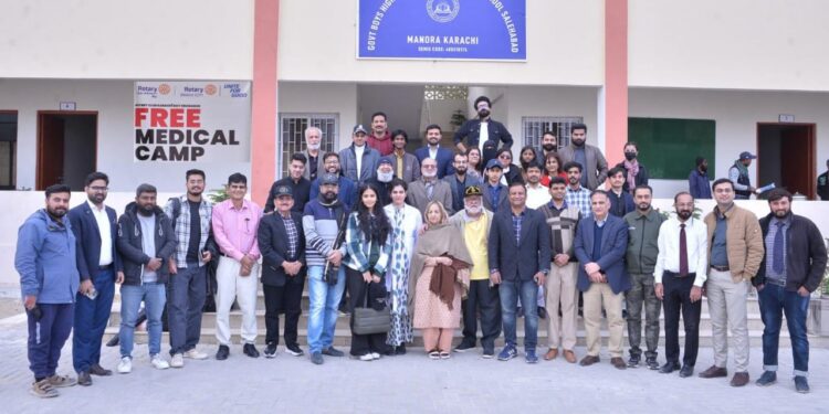 Organizing a free medical camp is a commendable and humanitarian initiative. Admiral (Rted) Tanveer Ahmed