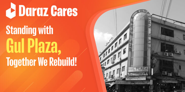 Daraz Pakistan announces a dedicated support initiative for sellers affected by the Gul Plaza tragedy