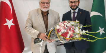 Ateeq Ur Rehman Met with H.E (Mr). Ergul Kadak (Consul General of Turkiye). 