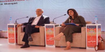 Evolving Power Dynamics in South Asia Ikram Sehgal in conversation with Dr Huma Baqai Karachi Literature Festival (KLF)