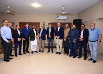 Dr. Danish Aman, Chairman Pakistan Tanners Association (Southern Zone) had the honour of hosting the Chairman of the Board, SSGC, Mr. Asif Inam,