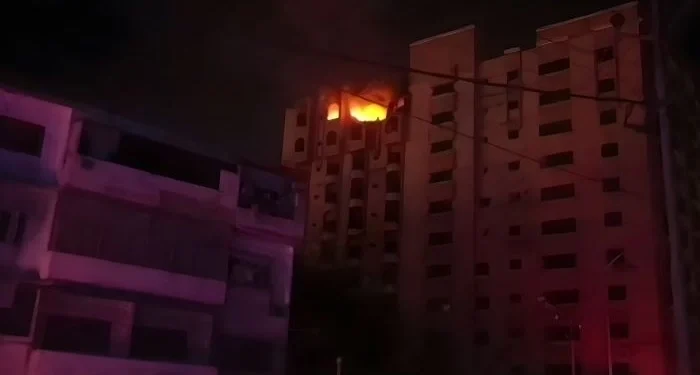 Teen dies, five injured in high-rise gas blast in North Nazimabad