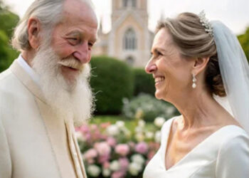 How did the secret marriage of a 102-year-old millionaire break out in the hospital?