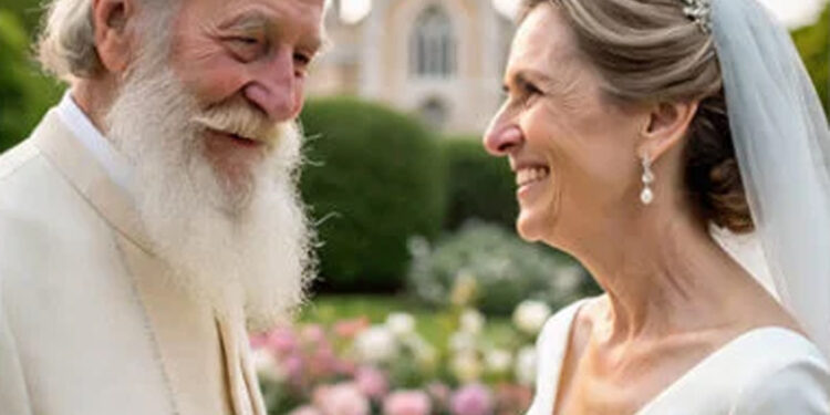 How did the secret marriage of a 102-year-old millionaire break out in the hospital?