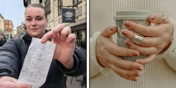 Coffee shop mistake made woman the richest.