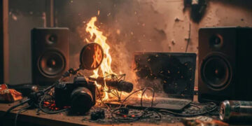 YouTuber burns down $1 million studio over failure to gain followers.