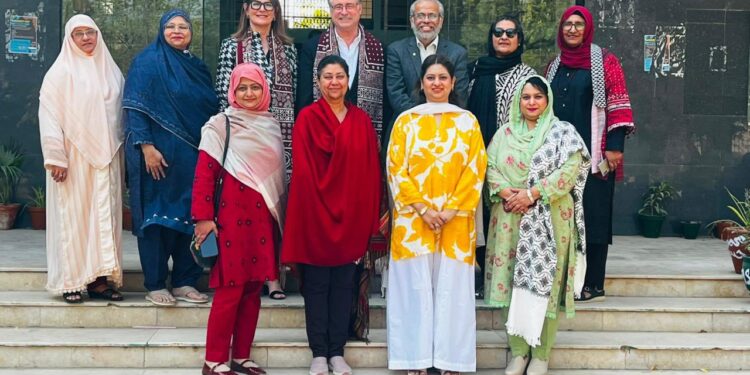 Yesterday’s adventure took us to the University of Karachi to spend time