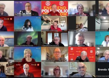 Monthly, Mike Crosby, Rotary Zone 27 #EndPolioNow Coordinator,