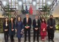 Ambassador of Pakistan to China H.E. Mr. Khalil Hashmi received Ms. Zhang Xiaomei,