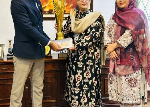Lahore College for Women University (LCWU) secured the Overall Winner position at the APSUP University Sports Olympiad
