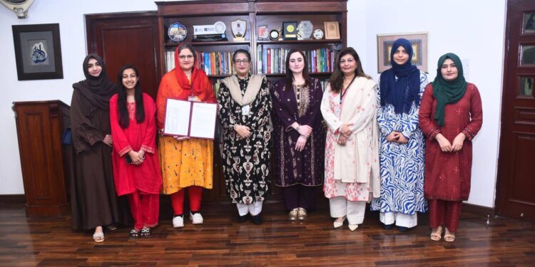 Lahore College for Women University (LCWU) proudly announces a prestigious international research achievement