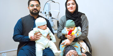 Al-Shifa intervention prevents blindness in premature twins
