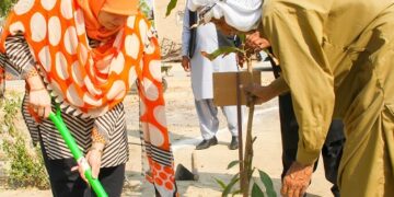 SABS UNIVERSITY JAMSHORO LAUNCHES FRUIT PLANTATION DRIVE TO PROMOTE GREEN CAMPUS