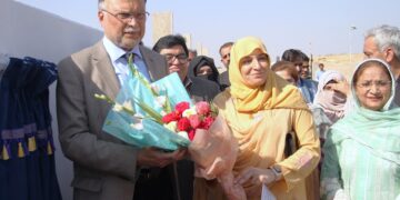 FEDERAL MINISTER FOR PLANNING, DEVELOPMENT AND SPECIAL INITIATIVES, PROF. AHSAN IQBAL VISITS SABS UNIVERSITY JAMSHORO.