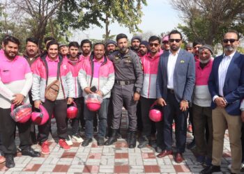 Distribution of Helmets Among Food Delivery Riders Under Road Safety Initiative