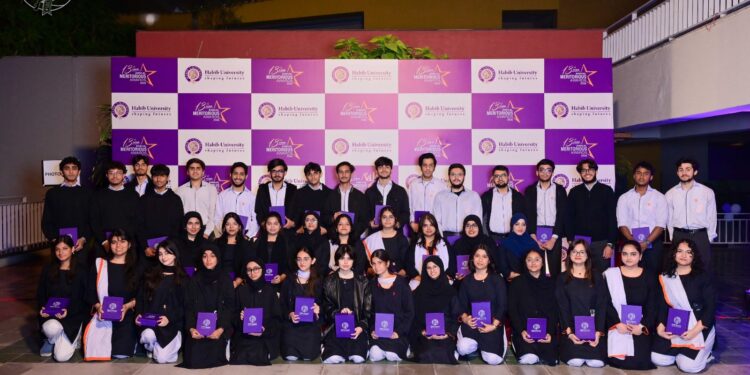  Habib University hosted 13th Annual Meritorious Award Ceremony 