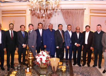 Ishtiaq Baig Hon. Consul General of Morocco hosted dinner at his residence in honor of Arif Habib for his consortium acquiring PIA,