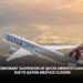 Temporary Suspension of Qatar Airways Flights due to Qatari Airspace Closure
