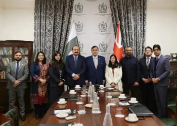 The Pakistan High Commission in London H.E. Dr. Mohammad Faisal, alongside Chairman PMYP Rana Mashhood Ahmad Khan