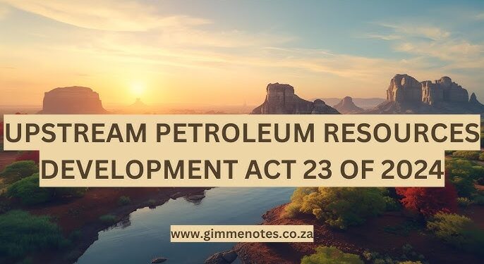 South Africa’s Upstream Petroleum Resources Development Act (UPRD Act): Can Legal Certainty Revive Major Investment After IOCs’ Exit?