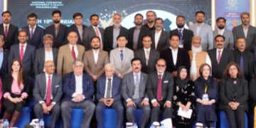 Qaiser Ahmed Sheikh, Faisal Karim Kundi presented 70 organisations NFEH CSR Awards